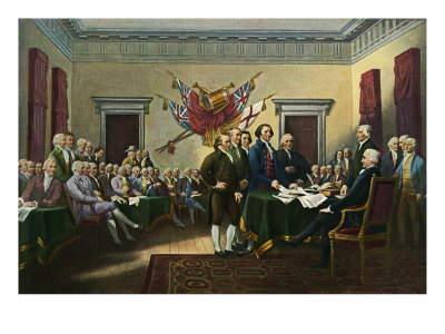Signing The Declaration Of Independence, 28Th June 1776 by Hugh Thomson Pricing Limited Edition Print image