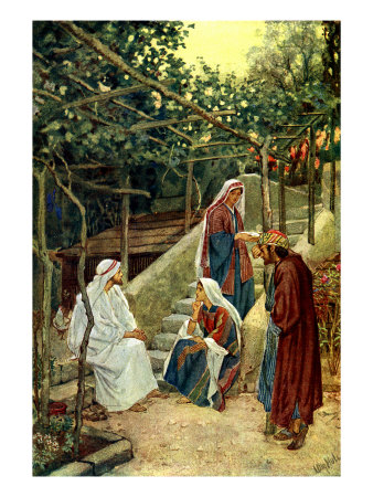 Jesus In The Home Of Martha by Hugh Thomson Pricing Limited Edition Print image