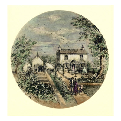 Edward Elgar Birthplace As It Looked In 1850 by William Hole Pricing Limited Edition Print image