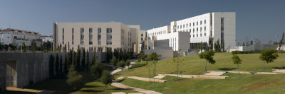 The Open University Of Israel, Dorothy De Rothschild Campus, Ra'anana, Overall With Gardens In Fore by Richard Bryant Pricing Limited Edition Print image