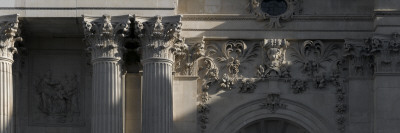 St Pauls Cathedral, City Of London, London, Portico Detail, Architect: Sir Christopher Wren by Richard Bryant Pricing Limited Edition Print image