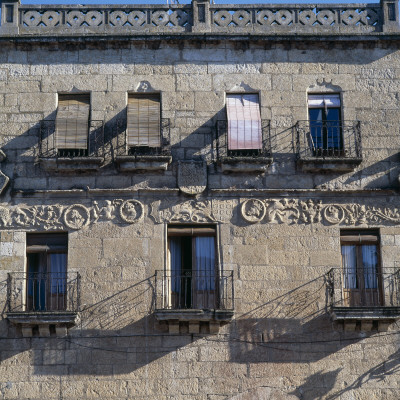 Ciudad Rodrigo, Castile, Spain, Windows And Balconies by Joe Cornish Pricing Limited Edition Print image