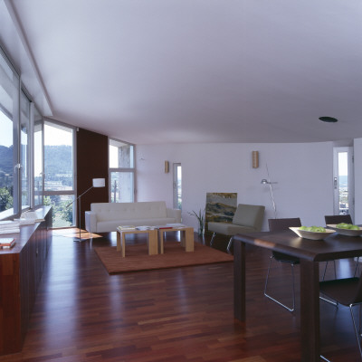 Casa Muntaner, Igualada, Lounge/Dining Room, Architect: Xavier Claramunt by Eugeni Pons Pricing Limited Edition Print image