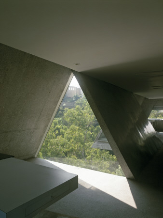 Taller De Arquitectura, Mexico City, 1975, Triangular Windows, Architect: Agustin Hernandez by Alan Weintraub Pricing Limited Edition Print image