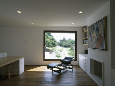 14Bis, House In Brazil, Interior With Le Corbusier Chaise Longue, Architect: Isay Weinfeld by Alan Weintraub Pricing Limited Edition Print image