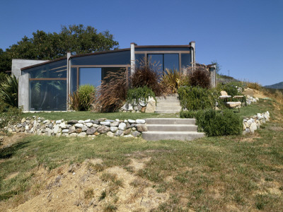 Tommy's House, Big Sur, California, Exterior, Architect: Mickey Muennig by Alan Weintraub Pricing Limited Edition Print image