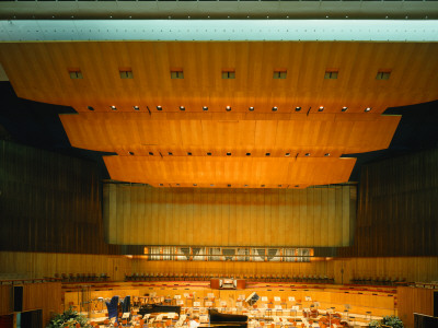 Royal Festival Hall, London, Architect: London County Council, Leslie Martin And Peter Moro by Charlotte Wood Pricing Limited Edition Print image