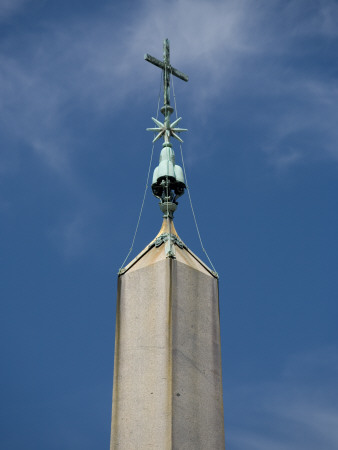 Metal Finishings On Top Of The Column, Piazza Di San Pietro, Vatican City, Rome, Italy by David Clapp Pricing Limited Edition Print image