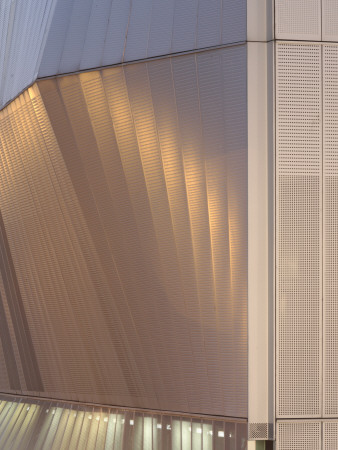 Detail Of West Facade Of Centre Convencions Internacional Barcelona by David Borland Pricing Limited Edition Print image