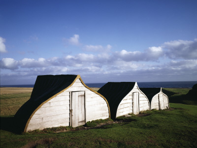 Storehouses At Lindisfarne, Holy Island, Northumberland, England by Colin Dixon Pricing Limited Edition Print image