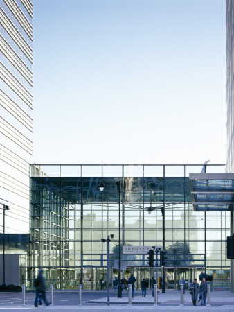 Canary Wharf, Docklands, London, Jubilee Place Entrance, Architect: Cesar Pelli And Associates by David Churchill Pricing Limited Edition Print image