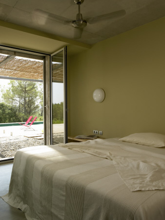 Vivienda Unifamiliar, Girona, Bedroom, Architect: Josep Boncompte And Guillermo Font by Eugeni Pons Pricing Limited Edition Print image