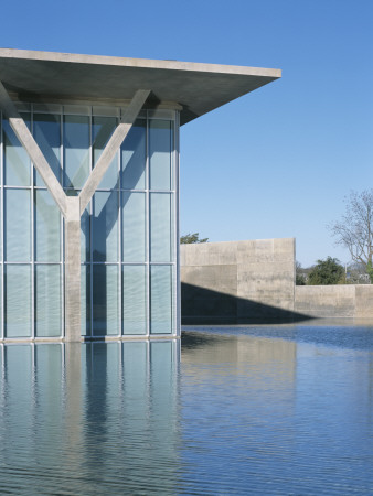 The Museum Of Modern Art, Fort Worth, Texas (2002) Exterior, Architect: Tadao Ando by John Edward Linden Pricing Limited Edition Print image