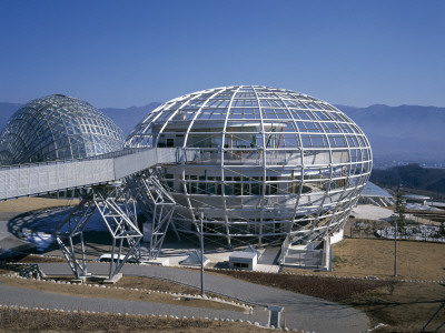 Museum Of Fruit, Yamanashi, West Tokyo, 1996, Exterior, Architect: Itsuko Hasegawa by John Edward Linden Pricing Limited Edition Print image