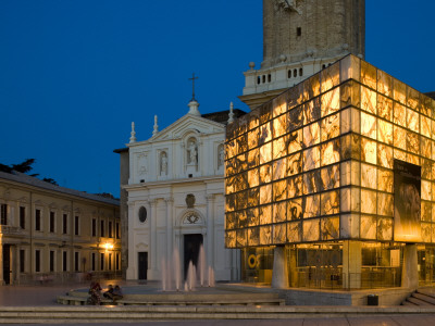 The Caesaraugusta Forum Museum, La Seo Cathedral, Zaragoza by G Jackson Pricing Limited Edition Print image