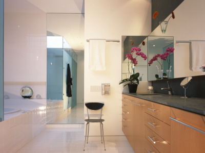 Oshry Residence, Bel Air, California, Bathroom, Spf Architects by John Edward Linden Pricing Limited Edition Print image