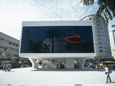 Duque De Caxias Cultural Centre, Praca Do Pacificador, Rio De Janeiro, Architect: Oscar Niemeyer by Kadu Niemeyer Pricing Limited Edition Print image