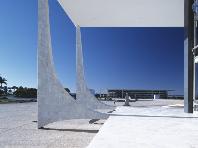 Supreme Federal Court, Praca Dos Tres Poderes, Brasilia, 1960, Architect: Oscar Niemeyer by Kadu Niemeyer Pricing Limited Edition Print image