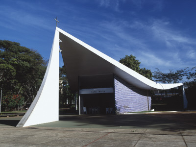 Our Lady Of Fatima Chapel, Brasilia, 1959, Architect: Oscar Niemeyer by Kadu Niemeyer Pricing Limited Edition Print image