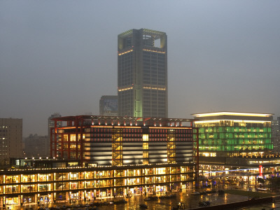 Central Business District And Main Shopping Centre, Shin Kong Mitsukoshi, Xinyi, Taipei, Taiwan by Marc Gerritsen Pricing Limited Edition Print image