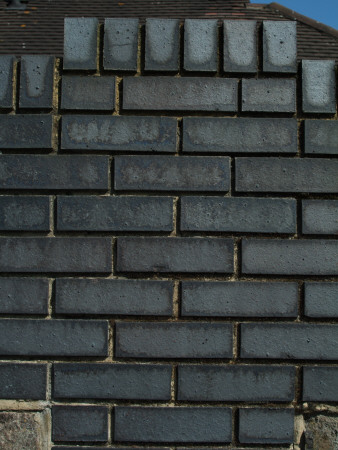Backgrounds - Grey Engineerng Brick Wall by Natalie Tepper Pricing Limited Edition Print image