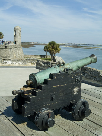 Castillo San Marcos, St Augustine, Florida - Oldest City In America Founded 1565 By Pedro Menendez by Natalie Tepper Pricing Limited Edition Print image