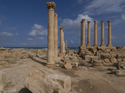 Temple Of Isis, Roman Site Of Sabratha, Libya by Natalie Tepper Pricing Limited Edition Print image