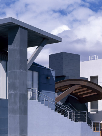 Mcdonnell Douglas Engineering Auditorium, Ucla Irvine Campus, Los Angeles, California, 1990 by Richard Bryant Pricing Limited Edition Print image