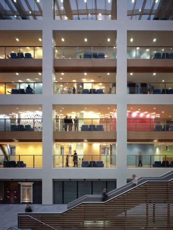 Home Office, Marsham Street, London, Central Atrium, Architect: Terry Farrell And Partners by Richard Bryant Pricing Limited Edition Print image