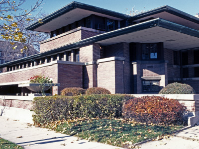 Frederick C, Robie House, Chicago, Illinois, 1909, Exterior, Architect: Frank Lloyd Wright by Richard Bryant Pricing Limited Edition Print image