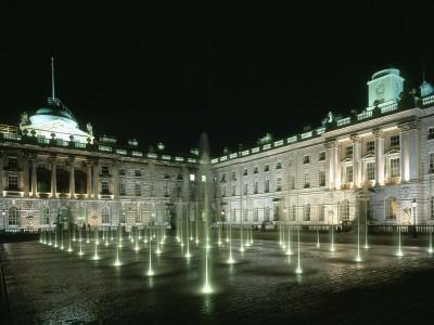 Somerset House Fountains, Victoria Embankment London, Architect: W, Chambers, D, Insall Associates by Peter Durant Pricing Limited Edition Print image