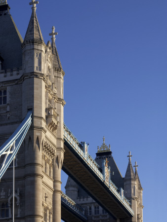 Tower Bridge, London, 1886 - 94, Detail Of Towers And High-Level Walkways, Architect: Horace Jones by Richard Bryant Pricing Limited Edition Print image