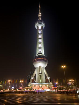 Oriental Pearl Tower, Shanghai, China by Ralph Richter Pricing Limited Edition Print image