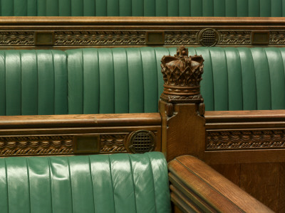 Commons Chamber, Palace Of Westminster, London, Architect: Sir Charles Barry And A. W Pugin by Richard Bryant Pricing Limited Edition Print image