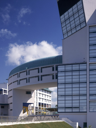 Temasek Polytechnic, Singapore, 1991 - 1995, Horseshoe Administration Building by Richard Bryant Pricing Limited Edition Print image