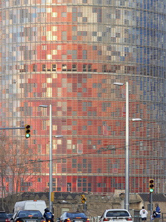 Torre Agbar, Barcelona, Catalonia, 2005 - Exterior Surface by Richard Bryant Pricing Limited Edition Print image