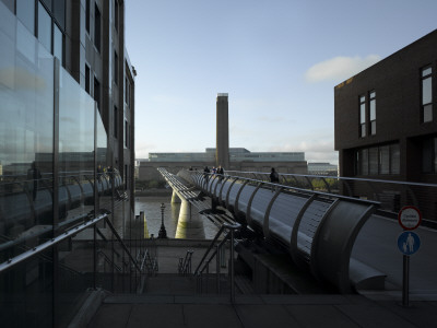 Millenium Bridge And Tate Modern, London by Richard Bryant Pricing Limited Edition Print image