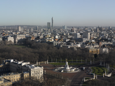 Panorama Looking Over The Mall, London by Richard Bryant Pricing Limited Edition Print image