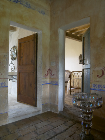 La Colombaia, Tuscan Farmhouse, Interior With Glimpse Of Bedroom by Richard Bryant Pricing Limited Edition Print image