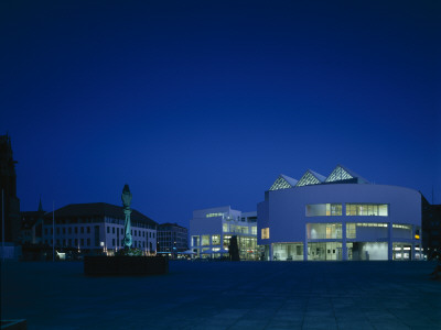 Stadthaus, Ulm, Germany (1986-93), Architect: Richard Meier And Partners by Richard Bryant Pricing Limited Edition Print image