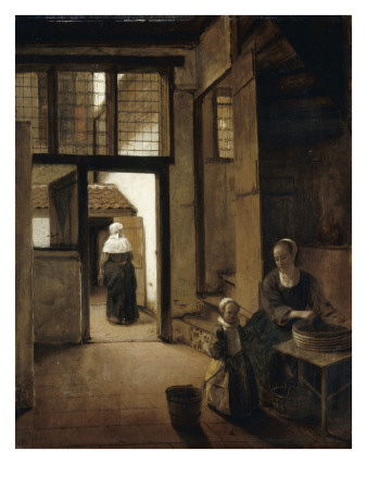 Arrière Cour D'une Maison Hollandaise by Pieter De Hooch Pricing Limited Edition Print image