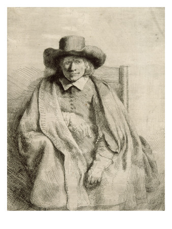Portrait De Clément De Jonghe, Éditeur Et Marchands D'estampes ; 1Er État by Rembrandt Van Rijn Pricing Limited Edition Print image