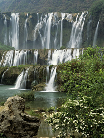 Jiulong Waterfall, Qujing, Luoping County, Yunnan Province, China by Charles Crust Pricing Limited Edition Print image