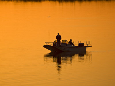 Fishing On Lake Arrowhead, North Texas, Usa by Larry Ditto Pricing Limited Edition Print image