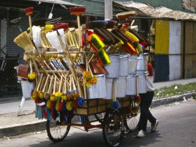 Broom Sales, Juarez by Eloise Patrick Pricing Limited Edition Print image