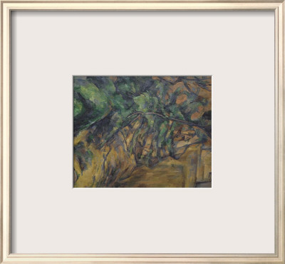 Rochers Et Branches À Bibémus. Carrière De Pierre Aux Environs D'aix En Provence by Paul Cézanne Pricing Limited Edition Print image
