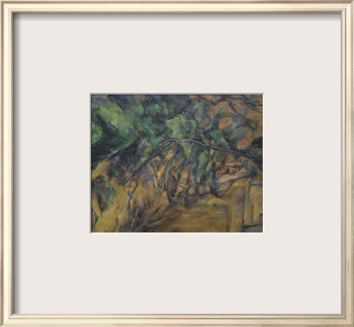 Rochers Et Branches A Bibemus. Carriere De Pierre Aux Environs D'aix En Provence by Paul Cezanne Pricing Limited Edition Print image