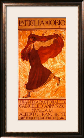 La Figlia Di Lorio by Adolfo De Carolis Pricing Limited Edition Print image