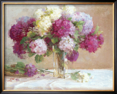 Elizabeth's Hydrangeas by Xiaogang Zhu Pricing Limited Edition Print image