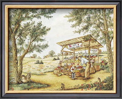 Wade's Vegetable Stand by Kay Lamb Shannon Pricing Limited Edition Print image